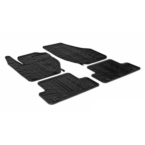 ΜΑΡΚΕ ΠΑΤΑΚΙΑ ΣΕ ΣΚΑΦΗ ΛΑΣΤΙΧΟ ΓΙΑ VOLVO V40 2012-2020 / V40 CROSSCOUNTRY 09/2012-2020 SUMISURA ΣΕ ΜΑΥΡΟ ΧΡΩΜΑ ME ΚΟΥΜΠΩΜΑΤΑ LAMPA - 4 ΤΕΜ. Auto Moto Tyres 