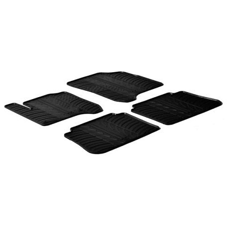 ΜΑΡΚΕ ΠΑΤΑΚΙΑ ΣΕ ΣΚΑΦΗ ΛΑΣΤΙΧΟ ΓΙΑ CITROEN C3 PICASSO 01/2009-09/2016 SUMISURA ΣΕ ΜΑΥΡΟ ΧΡΩΜΑ ME ΚΟΥΜΠΩΜΑΤΑ LAMPA - 4 ΤΕΜ. Auto Moto Tyres 
