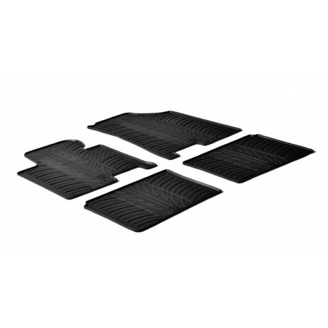 ΜΑΡΚΕ ΠΑΤΑΚΙΑ ΣΕ ΣΚΑΦΗ ΛΑΣΤΙΧΟ ΓΙΑ HYUNDAI 4D i40 04/2012-06/2015 / i40 WAGON 07/2011-08/2019 SUMISURA ΣΕ ΜΑΥΡΟ ΧΡΩΜΑ ME ΚΟΥΜΠΩΜΑΤΑ LAMPA - 4 ΤΕΜ. Auto Moto Tyres 