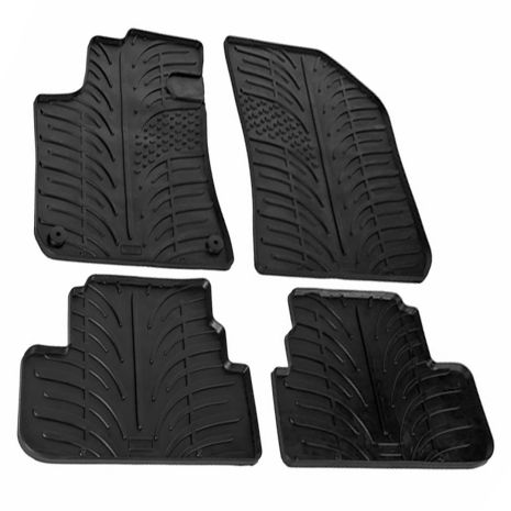 ΜΑΡΚΕ ΠΑΤΑΚΙΑ ΣΕ ΣΚΑΦΗ ΛΑΣΤΙΧΟ ΓΙΑ PEUGEOT 308 5D 10/2013-2021 / PEUGEOT 308 SW 2014-2021 SUMISURA ΣΕ ΜΑΥΡΟ ΧΡΩΜΑ ME ΚΟΥΜΠΩΜΑΤΑ LAMPA - 4 ΤΕΜ. Auto Moto Tyres 