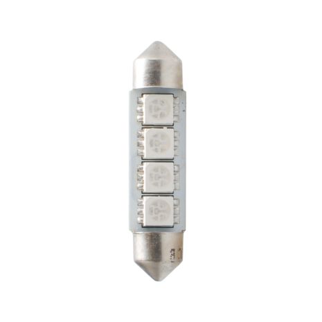 ΛΑΜΠΑΚΙΑ ΠΛΑΦΟΝΙΕΡΑΣ C5W/C10W 12V 0,96W SV8,5 41mm CAN-BUS LED 4xSMD5050 PREMIUM ΜΠΛΕ 1ΤΕΜ. Auto Moto Tyres 