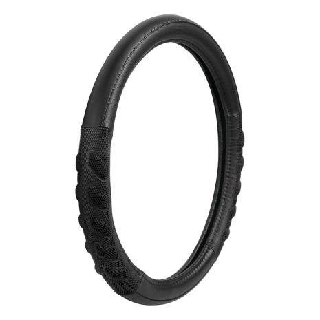 ΚΑΛΥΜΜΑ ΤΙΜΟΝΙΟΥ SPA (M) 37/39cm ΔΕΡΜΑΤΙΝΗ ΜΑΥΡΟ ΑΟΣΜΟ ECO-FRIENDLY Auto Moto Tyres 