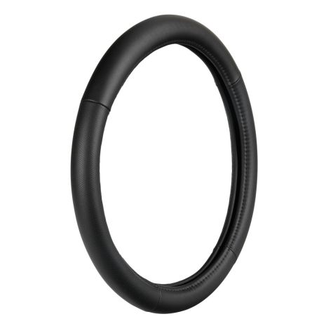 ΚΑΛΥΜΜΑ ΤΙΜΟΝΙΟΥ 30-34CM ΔΕΡΜΑ SKEENTEX ΜΑΥΡΟ CLASSIC PREMIUM GRAN PREE LAMPA - 1 ΤΕΜ. Auto Moto Tyres 