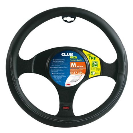 ΚΑΛΥΜΜΑ ΤΙΜΟΝΙΟΥ CLUB ΜΑΥΡΟ ΧΡΩΜΑ 37/39cm  ΑΟΣΜΟ ΟΙΚΟΛΟΓΙΚΟ/ ΜΗ ΤΟΞΙΚΟ/ ΑΝΑΚΥΚΛΩΣΙΜΟ ΥΛΙΚΟ Auto Moto Tyres 