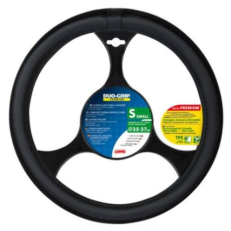 ΚΑΛΥΜΜΑ ΤΙΜΟΝΙΟΥ DUO-GRIP ΜΑΥΡΟ ΧΡΩΜΑ ΜΕ ΥΦΑΣΜΑΤΙΝΗ ΠΛΕΞΗ ΑΟΣΜΟ ΟΙΚΟΛΟΓΙΚΟ/ ΜΗ ΤΟΞΙΚΟ/ ΑΝΑΚΥΚΛΩΣΙΜΟ ΥΛΙΚΟ Auto Moto Tyres 