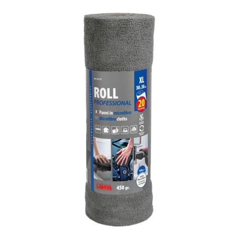 ΠΑΝΙ ΓΙΑ ΠΛΥΣΙΜΟ/ΞΕΣΚΟΝΙΣΜΑ ΜΕ ΜΙΚΡΟΙΝΕΣ (MICROFIBRE) ΣΕ ΡΟΛΟ 30x30cm ROLL PROFESSIONAL LAMPA - 20 TEM. Auto Moto Tyres 