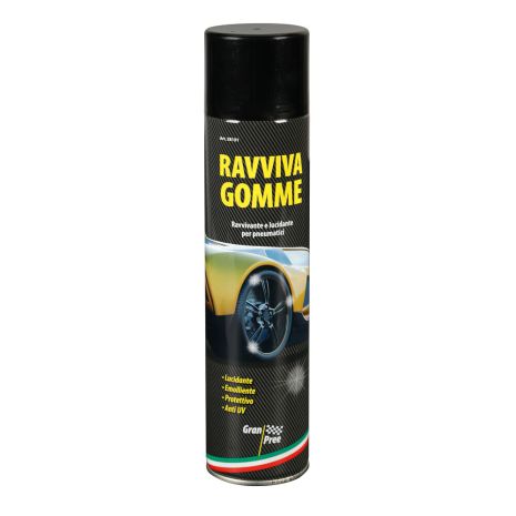 ΥΓΡΟ ΚΑΘΑΡΙΣΤΙΚΟ ΕΛΑΣΤΙΚΩΝ ΣΕ ΣΠΡΕΙ GRAN PREE 400ml  LAMPA - 1 ΤΕΜ Auto Moto Tyres 
