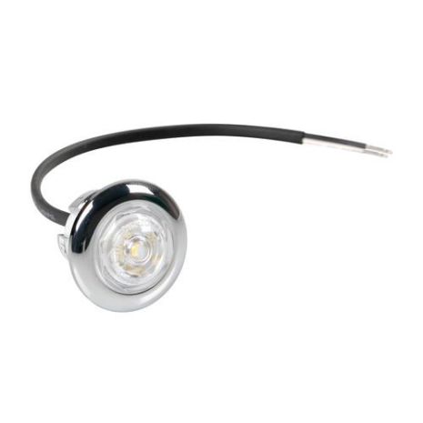 ΦΩΣ ΟΓΚΟΥ 12/24V LED ΛΕΥΚΟ ΣΤΡΟΓΓΥΛΟ 19,5mm 1ΤΕΜ. Auto Moto Tyres 