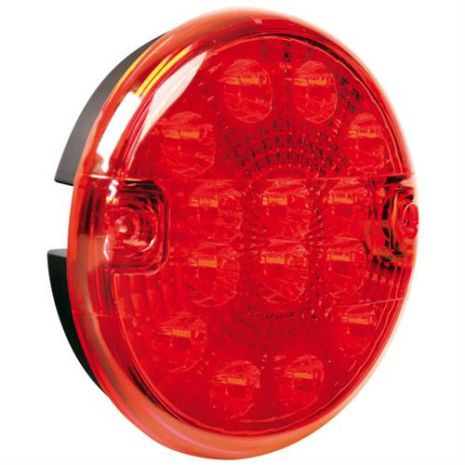 ΦΩΣ ΦΟΡΤΗΓΟΥ ΠΙΣΩ 12/24V 14LED ΚΟΚΚΙΝΟ ΣΤΡΟΓΓΥΛΟ 140mm 1ΤΕΜ. Auto Moto Tyres 