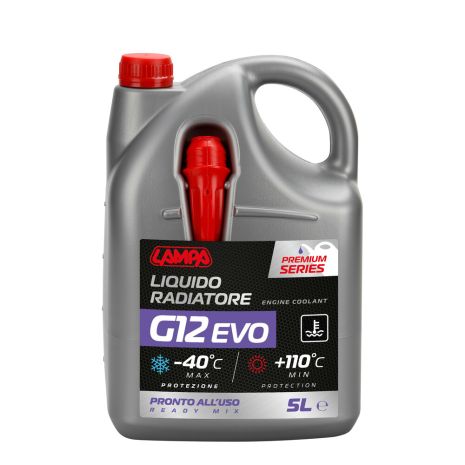 ΑΝΤΙΨΥΚΤΙΚΟ/ΠΑΡΑΦΛΟΥ PREMIUM SERIES G12 EVO -40°C>+110°C 5L - 1 ΤΕΜ. Auto Moto Tyres 