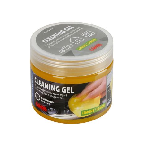 ΤΖΕΛ (GEL) ΚΑΘΑΡΙΣΜΟΥ ΕΠΙΦΑΝΕΙΩΝ (ΕΠΑΝΑΧΡΗΣΙΜΟΠΟΙΟΥΜΕΝΟ) ΑΡΩΜΑ ΛΕΜΟΝΙ 160g  LAMPA - 1 ΤΕΜ. Auto Moto Tyres 