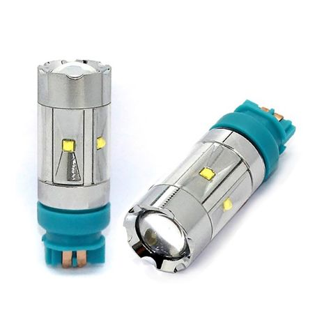 PWY24W 12/24V PG18.5d-1 7W LED 8xCREE PREMIUM ΛΕΥΚΟ  M-TECH 1 ΤΕΜ, Auto Moto Tyres 