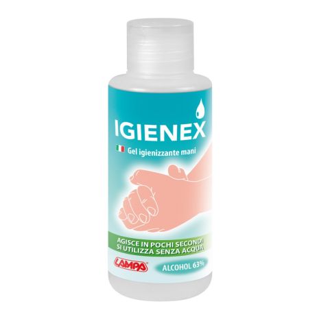 ΑΝΤΙΣΗΠΤΙΚΟ ΤΖΕΛ ΧΕΡΙΩΝ IGIENEX (63% ΑΛΚΟΟΛΗ) 150ml Auto Moto Tyres 