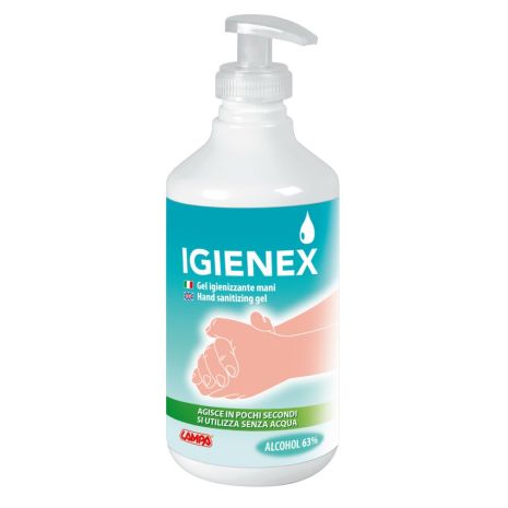 ΑΝΤΙΣΗΠΤΙΚΟ ΤΖΕΛ ΧΕΡΙΩΝ IGIENEX (63% ΑΛΚΟΟΛΗ) ΜΕ ΝΤΙΣΠΕΝΣΕΡ 500ml Auto Moto Tyres 