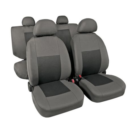 Καλύμματα Καθισμάτων Classic υψηλής ποιότητας ζακάρ Γκρι Auto Moto Tyres 