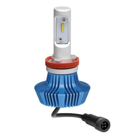H11 10-30V 6.500K 4.000lm 25W PGJ19-2 HALO LED 8LED ZES CHIPS 1ΤΕΜ. Auto Moto Tyres 