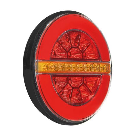 ΦΩΣ ΠΙΣΩ ΔΕΞΙ 12/24V DYNAMIC-O 140 mm ΜΕ 29 LED 3 ΧΡΗΣΕΙΣ ΘΕΣΕΩΣ/ΦΛΑΣ/STOP (ΚΟΚΚΙΝΟ/ΠΟΡΤΟΚΑΛΙ) - 1 ΤΕΜ. Auto Moto Tyres 