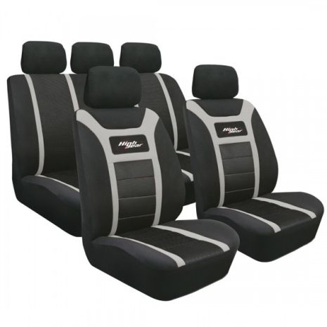 ΚΑΛΥΜΜΑΤΑ ΚΑΘΙΣΜΑΤΩΝ HIGH-GEAR ΜΑΥΡΟ/ΓΚΡΙ ΣΕΤ Auto Moto Tyres 