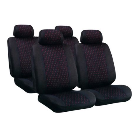 ΚΑΛΥΜΜΑΤΑ GLAMUR SET POLYESTER ΜΑΥΡΑ Auto Moto Tyres 