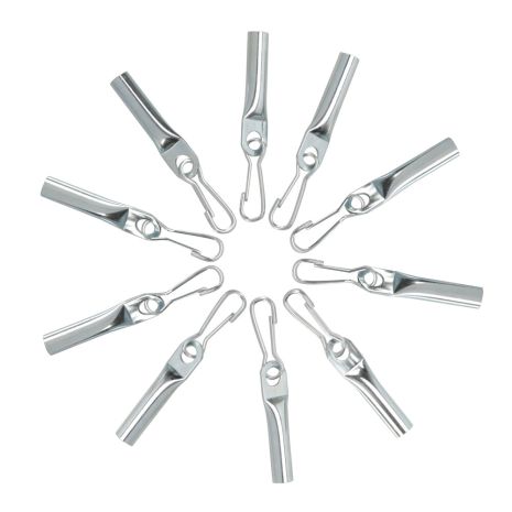 ΣΥΝΔΕΣΜΟΙ ΜΕ ΓΑΝΤΖΟ ΓΙΑ ΕΛΑΣΤΙΚΟ ΣΧΟΙΝΙ ΔΕΣΙΜΑΤΟΣ ΓΙΑ ΤΕΝΤΑ ΤΡΕΙΛΕΡ 8mm/ ΓΑΛΒΑΝΙΖΕ ΣΙΔΗΡΟ - LAMPA - 10 TEM. Auto Moto Tyres 