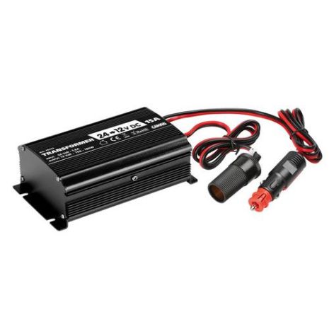 ΜΕΤΑΣΧΗΜΑΤΙΣΤΗΣ ΑΝΑΠΤΗΡΑ ΑΠΟ 24V (7,5Α) ΣΕ 12V (15A) 180W ΜΕ ΚΑΛΩΔΙΟ 75cm Auto Moto Tyres 