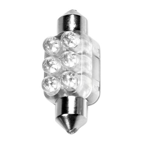 ΛΑΜΠΑΚΙ ΠΛΑΦΟΝΙΕΡΑΣ 6 LED 13x35mm Auto Moto Tyres 