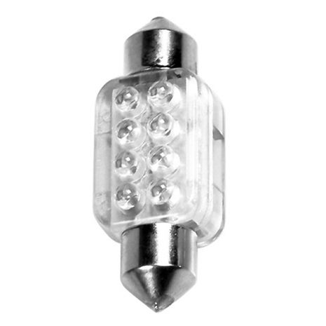 ΛΑΜΠΑΚΙ ΠΛΑΦΟΝΙΕΡΑΣ 8 LED 13x35mm ΛΕΥΚΟ Auto Moto Tyres 