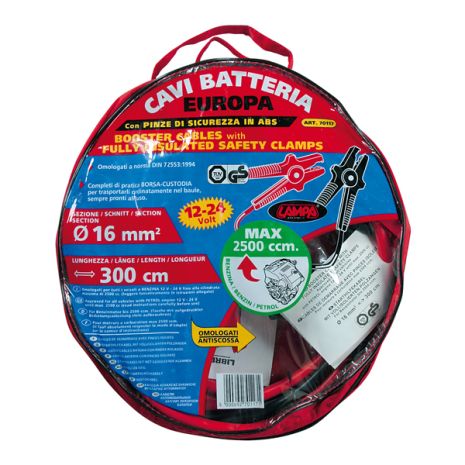 ΡΕΥΜΑΤΟΔΟΤΕΣ 230A 300cm. - 12/24V Auto Moto Tyres 