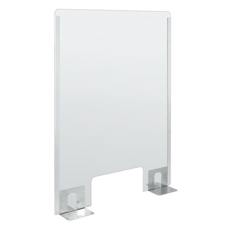 ΠΡΟΣΤΑΤΕΥΤΙΚΟ ΔΙΑΧΩΡΙΣΤΙΚΟ ΤΖΑΜΙ PLEXIGLASS 3mm 66x96cm ΜΕ ΤΡΥΠΑ ΚΑΙ ΒΑΣΕΙΣ ΣΤΗΡΙΞΗΣ ΑΛΟΥΜΙΝΙΟΥ Auto Moto Tyres 