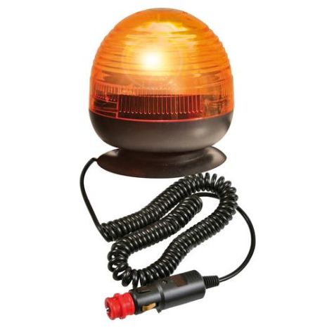 ΜΑΓΝΗΤΙΚΟΣ ΦΑΡΟΣ RH-4 12V/24V (ΠΟΡΤΟΚΑΛΙ/ΚΟΝΤΟΣ/ΣΤΡΟΓΓΥΛΟΣ ΜΕ ΦΙΣ ΑΝΑΠΤΗΡΑ - 130 Χ 135 mm) Auto Moto Tyres 