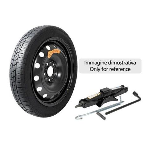 ΡΕΖΕΡΒΑ ΣΙΔΕΡΕΝΙΑ 115/70-15 ΚΑΡΕ 4x100 ΚΕΝΤΡΟ 60mm ΚΛΕΙΔΙ 21 NO STOP ΚΙΤ {γρύλος, Μπουλονόκλειδο, Τσάντα) 1 ΤΕΜ. Auto Moto Tyres 