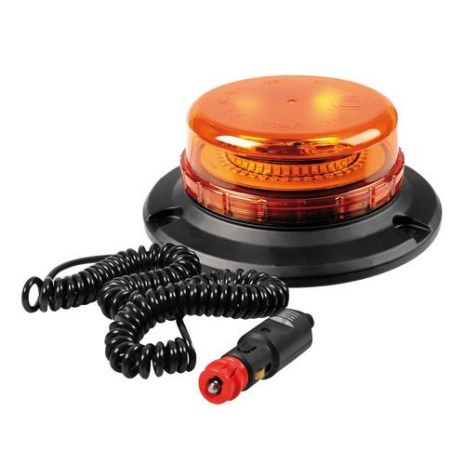 ΜΑΓΝΗΤΙΚΟΣ ΦΑΡΟΣ RL-7 12V/24V (ΠΟΡΤΟΚΑΛΙ - 45 LED - ΒΕΝΤΟΥΖΑ - ΦΙΣ ΚΑΙ ΣΠΙΡΑΛ 320 cm - 150 Χ 75mm) Auto Moto Tyres 