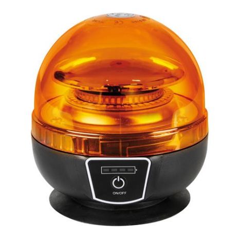 ΦΑΡΟΣ ΜΑΓΝΗΤΙΚΟΣ+ΒΕΝΤΟΥΖΑ RL-11 9-30V+230V ΕΠΑΝΑΦΟΡΤΙΖΟΜΕΝΟΣ ΠΟΡΤΟΚΑΛΙ 45 LED ΜΕ ΣΠΙΡΑΛ 380cm (128x140mm) Auto Moto Tyres 