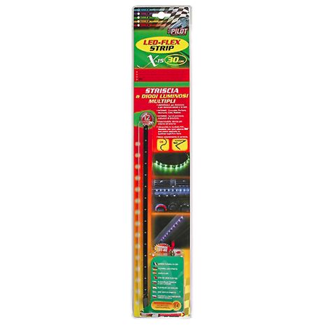 ΤΑΙΝΙΑ ΜΕ 15 LED ΕΥΚΑΜΠΤΗ FLEX STRIP 30 CM 12V ΠΡΑΣΙΝΟ 1ΤΕΜ Auto Moto Tyres 