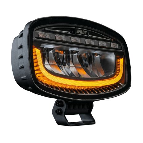 ΠΡΟΒΟΛΕΑΣ ΜΕ ΠΟΡΤΟΚΑΛΙ LED ΦΛΑΣ GLARE OVAL-PRO DEMON LINE 10>30V 51 LED 60W 3500lm 247x175x93mm LAMPA - 1 ΤΕΜ. Auto Moto Tyres 