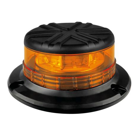 ΦΑΡΟΣ ΠΕΡΙΣΤΡΕΦΟΜΕΝΟΣ ΜΕ ΙΣΙΑ ΒΑΣΗ 8LED RL-14 9-32V 3 ΛΕΙΤΟΥΡΓΙΩΝ ΒΙΔΩΤΟΣ ΠΟΡΤΟΚΑΛΙ 110x75mm Auto Moto Tyres 