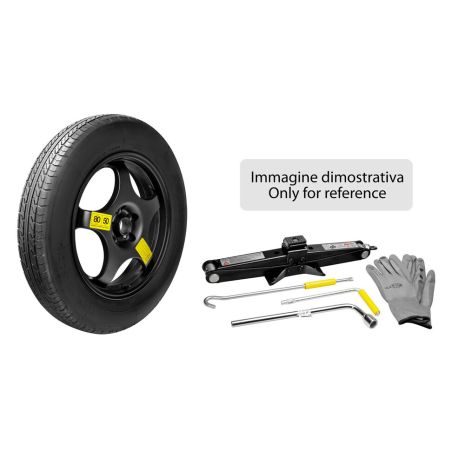 ΡΕΖΕΡΒΑ ΑΛΟΥΜΙΝΙΟΥ 145/80-18 ΚΑΡΕ 5x112 ΚΕΝΤΡΟ 66,6mm NO STOP ΚΙΤ ΜΕ ΓΡΥΛΟ, ΜΠΟΥΛΟΝΟΚΛΕΙΔΟ & ΤΣΑΝΤΑ LAMPA - 1 ΤΕΜ. Auto Moto Tyres 