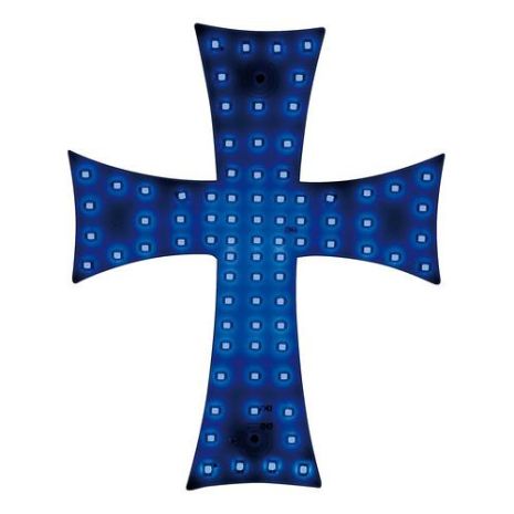 ΣΤΑΥΡΟΣ 24V ΜΕ 81 LED ΜΠΛΕ ΜΕ ΦΙΣ ΑΝΑΠΤΗΡΑ ΚΑΙ ΚΑΛΩΔΙΟ 200cm 200x250mm Auto Moto Tyres 