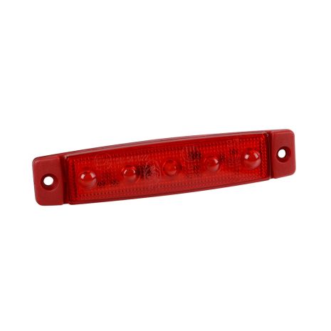 ΦΩΣ ΟΓΚΟΥ 12/24V 5xSMD LED ΚΟΚΚΙΝΟ 96x20mm ΜΕ ΕΓΚΡΙΣΗ ΤΥΠΟΥ R7/R10  LAMPA - 1 TEM. Auto Moto Tyres 