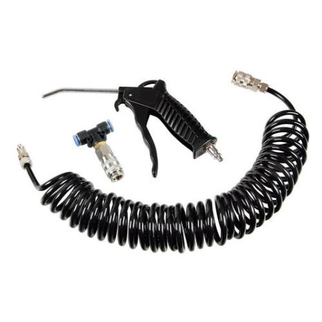 ΠΙΣΤΟΛΙ ΑΕΡΑ ΜΕ ΣΠΙΡΑΛ P-2 6mm 5m 10bar kg/cm2  ME ΣΥΝΔΕΣΜΟΣ ΑΕΡΑ T 6mm Auto Moto Tyres 