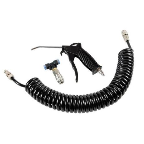 ΠΙΣΤΟΛΙ ΑΕΡΑ ΜΕ ΣΠΙΡΑΛ P-3 8mm 5m 13bar kg/cm2  ME ΣΥΝΔΕΣΜΟΣ ΑΕΡΑ T 8mm Auto Moto Tyres 