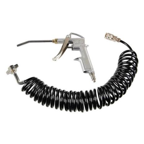 ΠΙΣΤΟΛΙ ΑΕΡΑ ΜΕΤΑΛΛΙΚΟ ΜΕ ΣΠΙΡΑΛ P-4 6mm 5m 10bar kg/cm2  ME ΣΥΝΔΕΣΜΟΣ ΑΕΡΑ M16 Auto Moto Tyres 