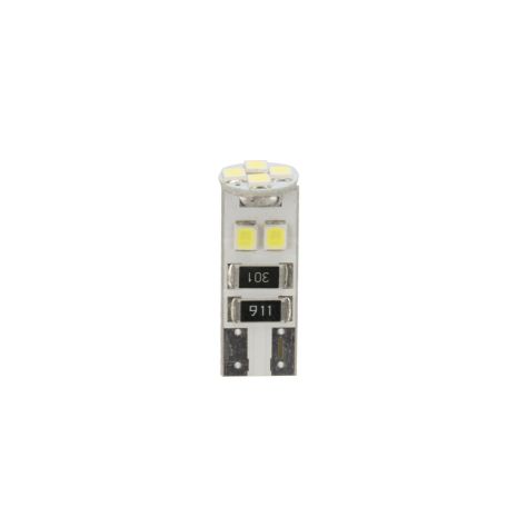 T10 W5W 24V W2,1x9,5d 10x28mm 55lm 8SMDx3chips LED ΛΕΥΚΟ ( CAN-BUS / ΔΙΠΛΗΣ ΠΟΛΙΚΟΤΗΤΑΣ) 20ΤΕΜ. Auto Moto Tyres 