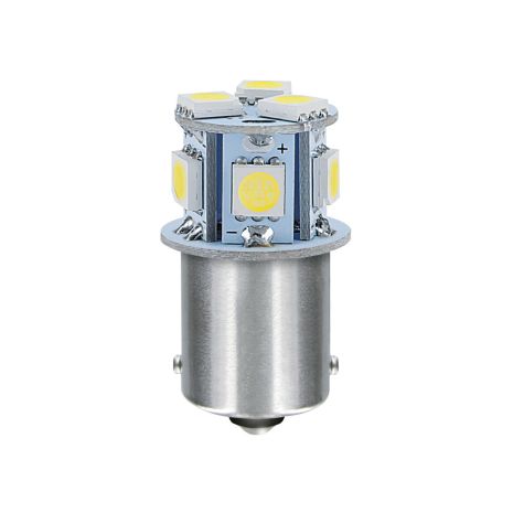 P21W BA15s 24/28V 8SMDx1CHIP LED 120lm ΛΕΥΚΟ ΚΟΥΤΙ LAMPA - 20 ΤΕΜ. Auto Moto Tyres 