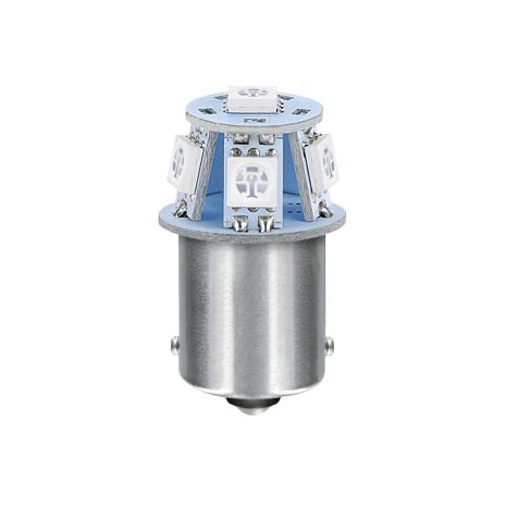 R5W BA15s 24/28V 6SMDX1CHIP LED 40lm ΜΠΛΕ ΚΟΥΤΙ LAMPA - 20 ΤΕΜ. Auto Moto Tyres 