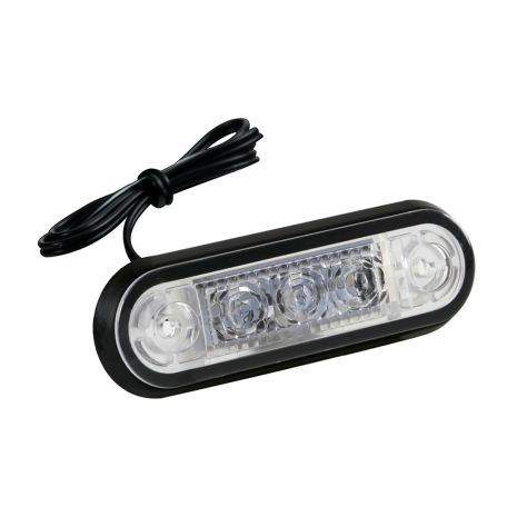 ΦΩΣ ΟΓΚΟΥ ΦΟΡΤΗΓΟΥ 24V 3 LED 80x22mm ΠΟΡΤΟΚΑΛΙ - 1 ΤΕΜ. Auto Moto Tyres 