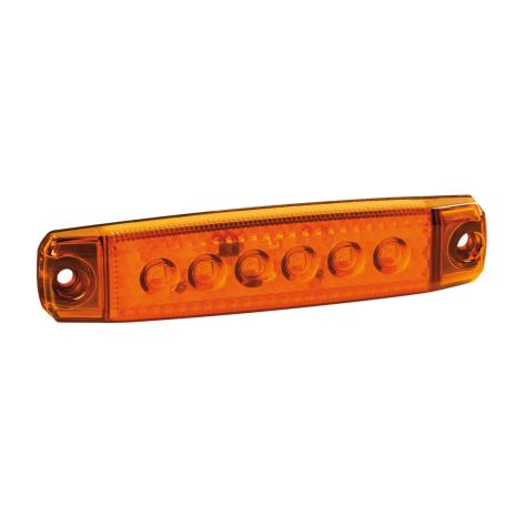 ΦΩΣ ΟΓΚΟΥ 6LED ΠΟΡΤΟΚΑΛΙ SMD 12/24V 96mm 20ΤΕΜ. Auto Moto Tyres 