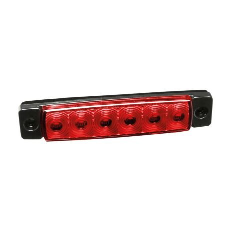 ΦΩΣ ΟΓΚΟΥ 9>32V 6 LED ΚΟΚΚΙΝΟ ΧΡΩΜΑ 95,6x19,8mm ΜΕ ΕΓΚΡΙΣΗ ΤΥΠΟΥ E148 LAMPA -  20 Τεμ. Auto Moto Tyres 
