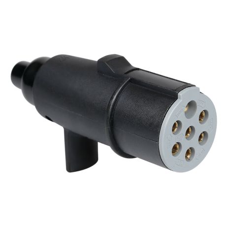 ΠΡΙΖΑ ΚΟΤΣΑΔΟΡΟΥ ΠΛΑΣΤΙΚΗ ΑΣΗΜΙ 24S 24V 7PIN ISO 3731 ΘΗΛΥΚΗ Auto Moto Tyres 