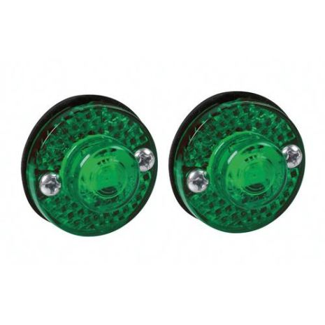 Φώτα Ογκου Φορτηγού 24V 1 Led 2τεμ Πράσινα V-1 Auto Moto Tyres 